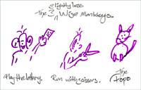 scribbles